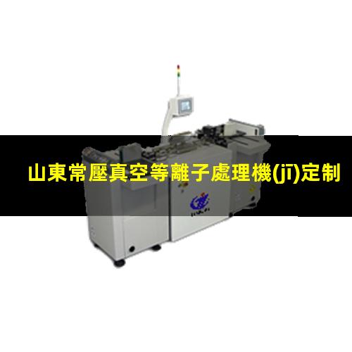 山東常壓真空等離子處理機(jī)定制