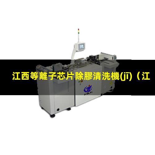 江西等離子芯片除膠清洗機(jī)