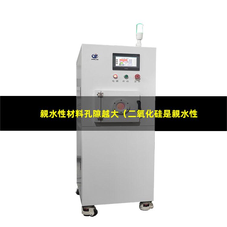 親水性材料孔隙越大