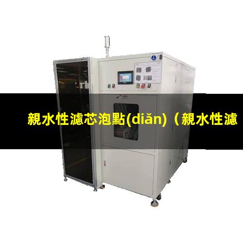 親水性濾芯泡點(diǎn)