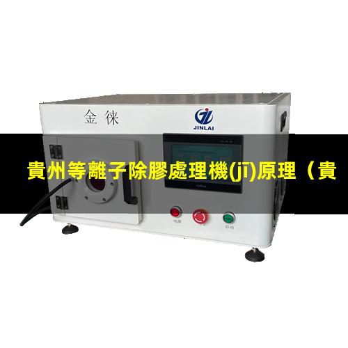 貴州等離子除膠處理機(jī)原理