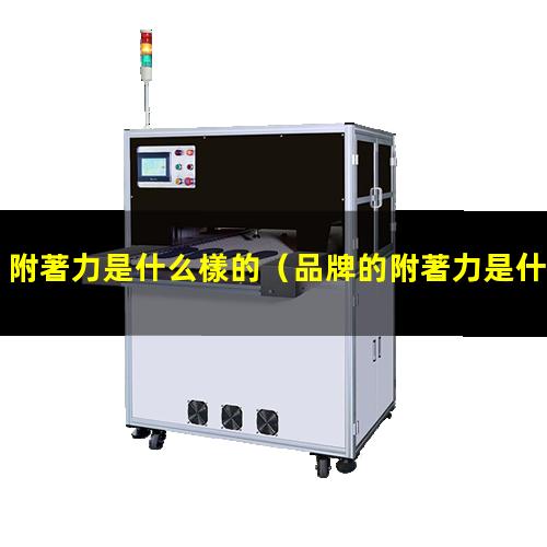 附著力是什么樣的