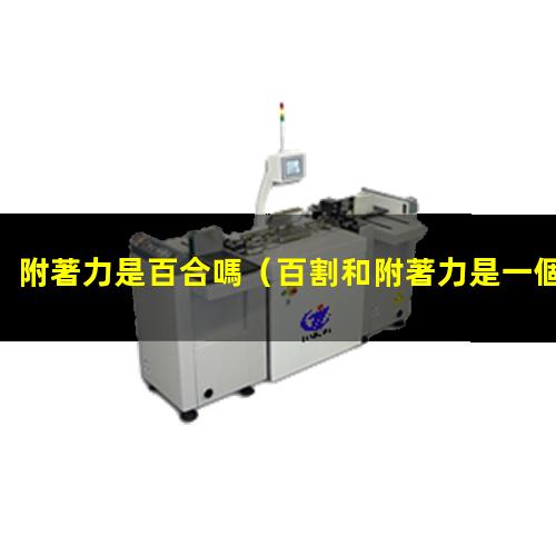 附著力是百合嗎